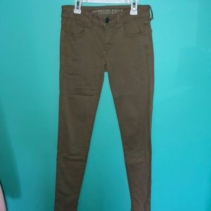 Women’s 0 Regular Tan American Eagle jeans